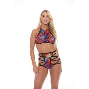 Graffiti Two Piece Strappy Set.